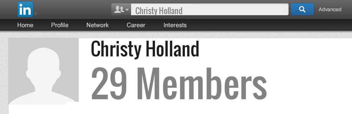 Christy Holland linkedin profile