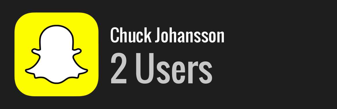 Chuck Johansson snapchat