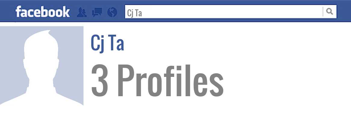 Cj Ta facebook profiles