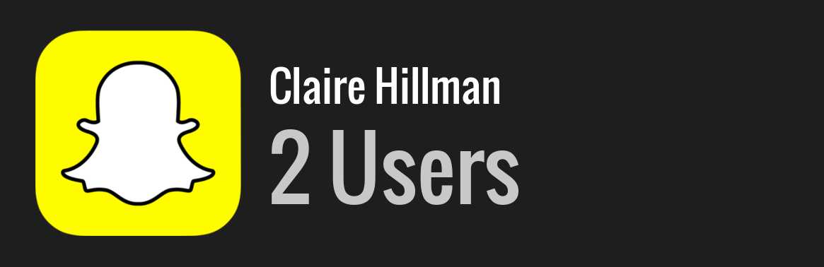 Claire Hillman snapchat