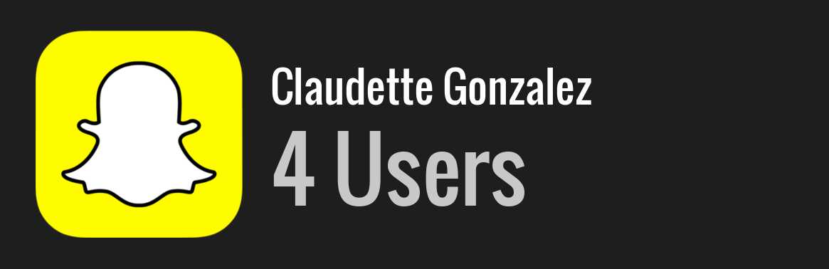 Claudette Gonzalez snapchat