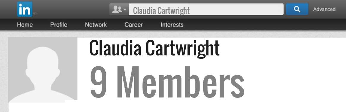 Claudia Cartwright linkedin profile