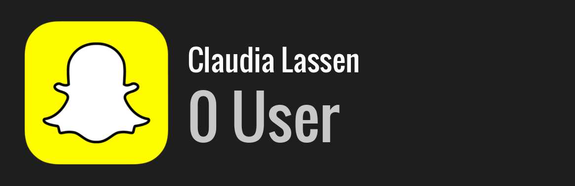 Claudia Lassen snapchat