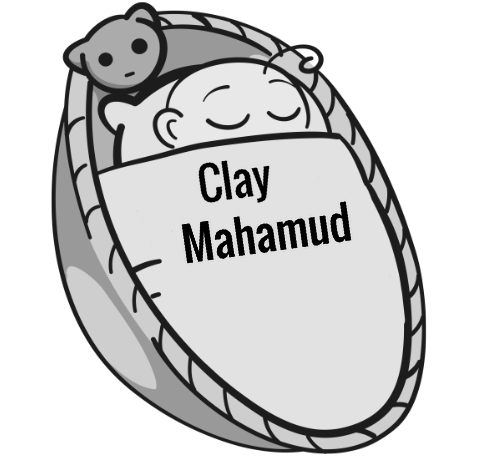Clay Mahamud sleeping baby