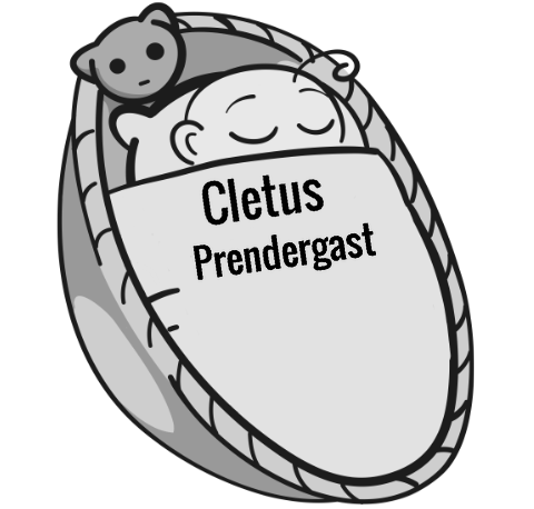 Cletus Prendergast sleeping baby