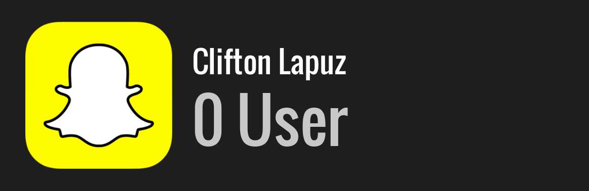 Clifton Lapuz snapchat