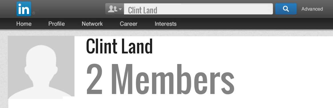 Clint Land linkedin profile