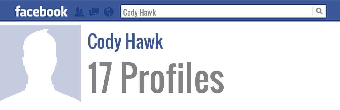 Cody Hawk facebook profiles