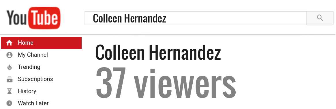 Colleen Hernandez youtube subscribers
