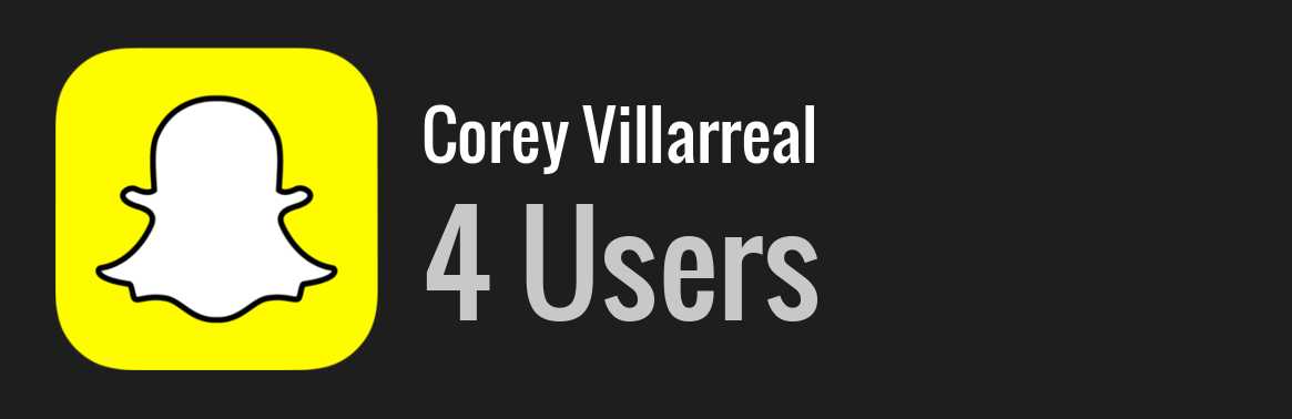 Corey Villarreal snapchat