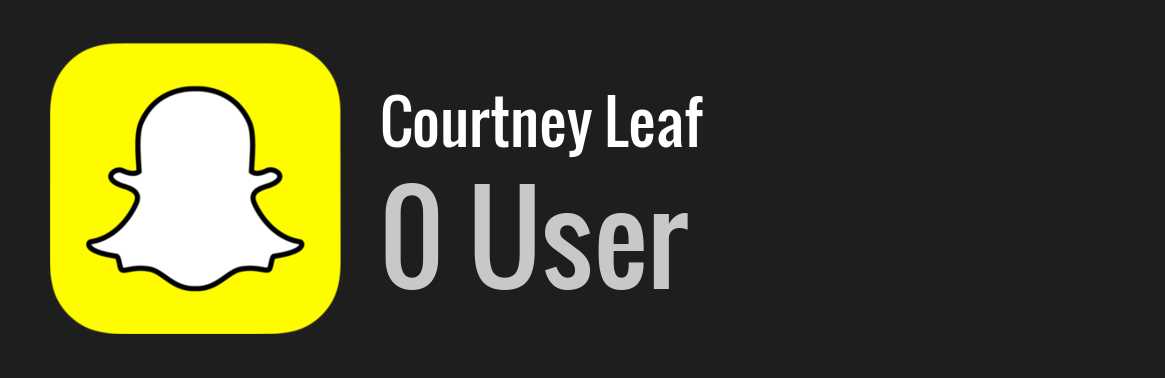 Courtney Leaf snapchat