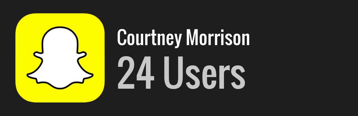 Courtney Morrison snapchat