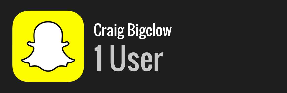 Craig Bigelow snapchat