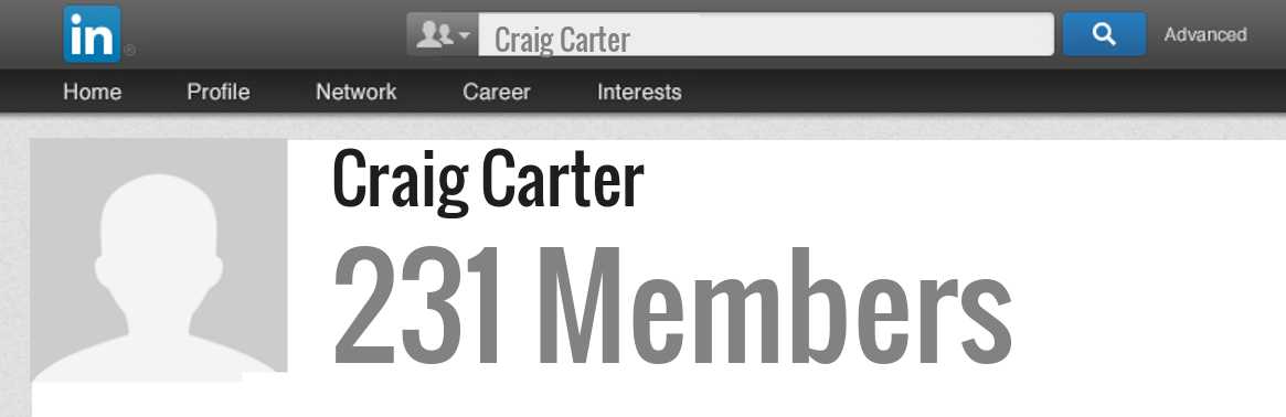 Craig Carter linkedin profile