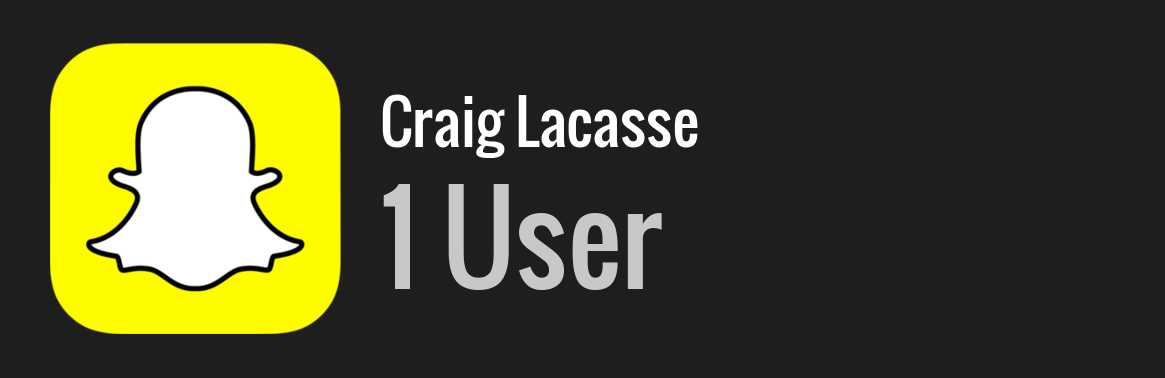 Craig Lacasse snapchat