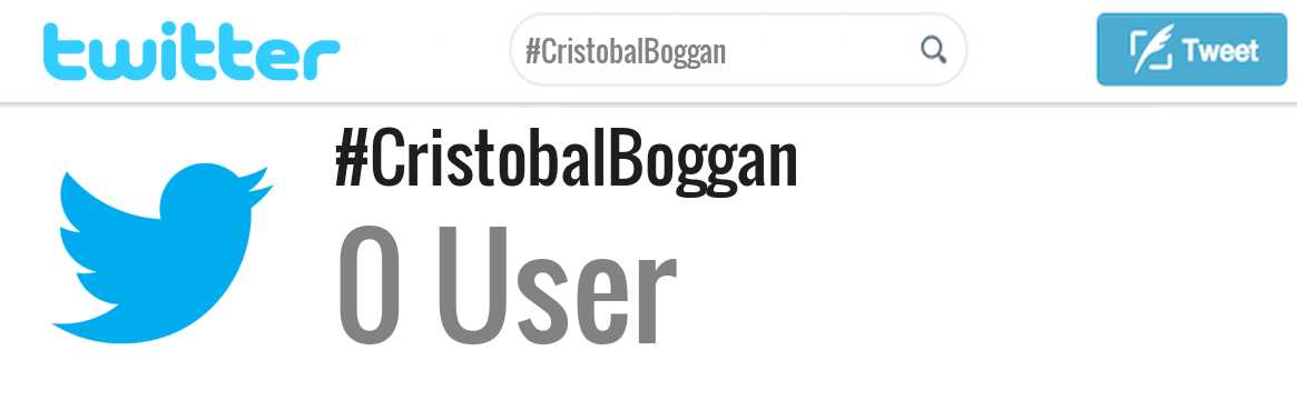 Cristobal Boggan twitter account
