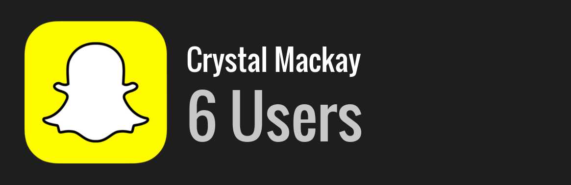Crystal Mackay snapchat