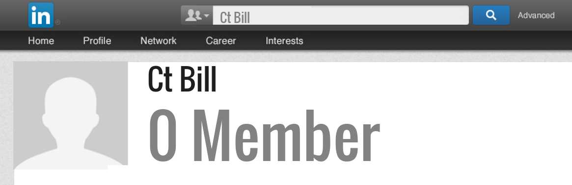 Ct Bill linkedin profile