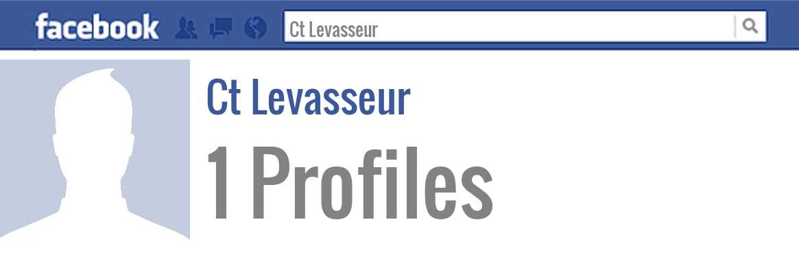 Ct Levasseur facebook profiles