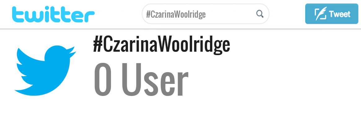 Czarina Woolridge twitter account