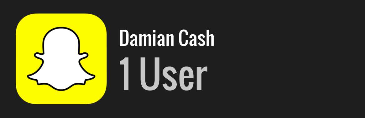 Damian Cash snapchat