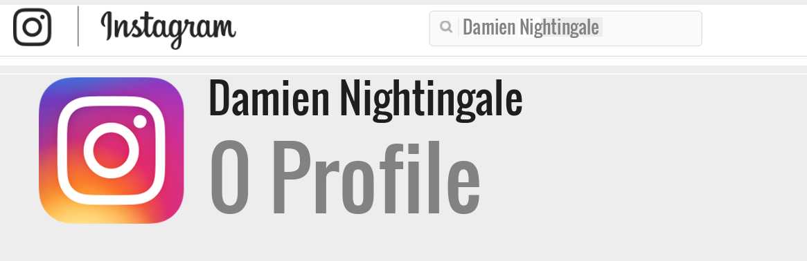 Damien Nightingale instagram account