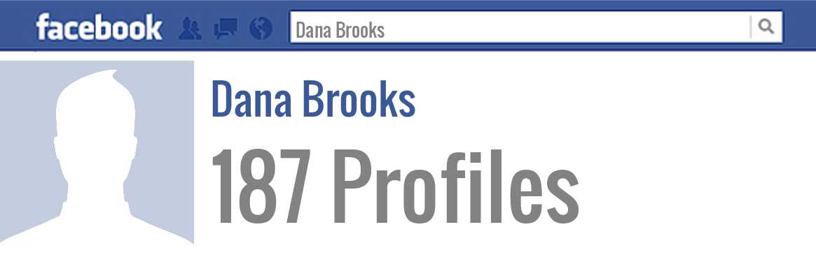Dana Brooks facebook profiles