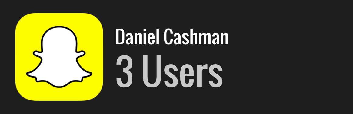 Daniel Cashman snapchat