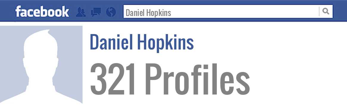 Daniel Hopkins facebook profiles
