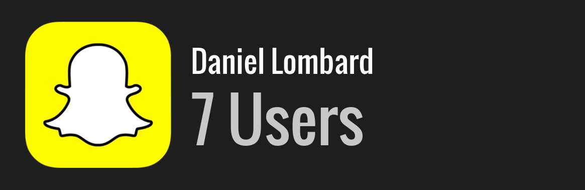 Daniel Lombard snapchat