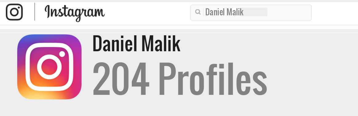 Daniel Malik instagram account