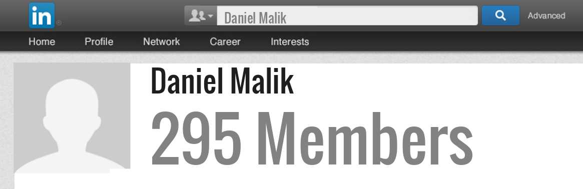 Daniel Malik linkedin profile