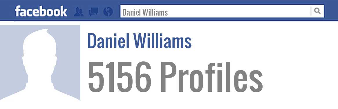 Daniel Williams facebook profiles
