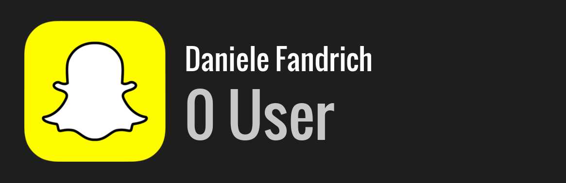 Daniele Fandrich snapchat