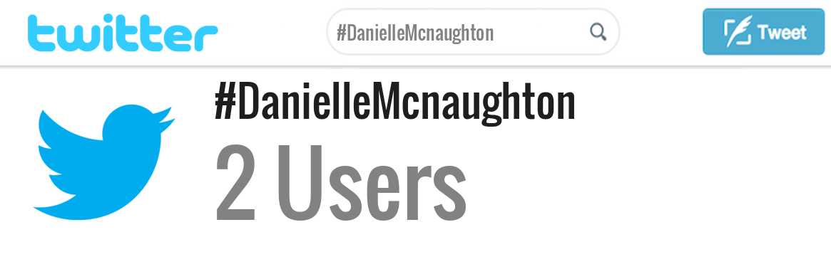 Danielle Mcnaughton twitter account