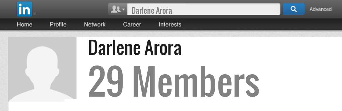 Darlene Arora linkedin profile