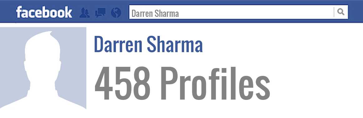 Darren Sharma facebook profiles