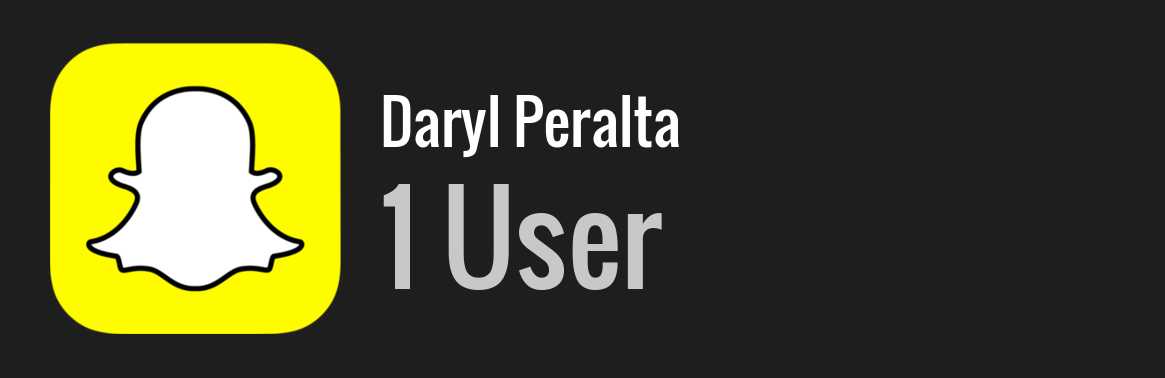 Daryl Peralta snapchat