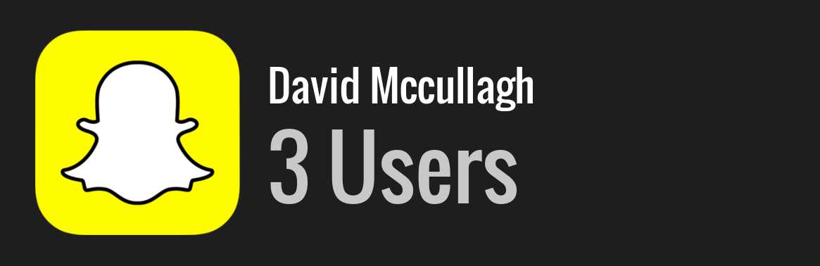 David Mccullagh snapchat