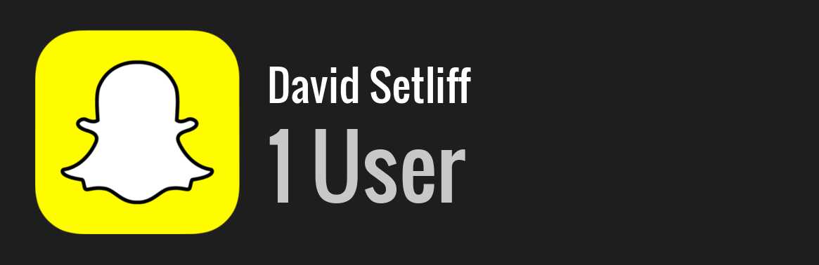 David Setliff snapchat