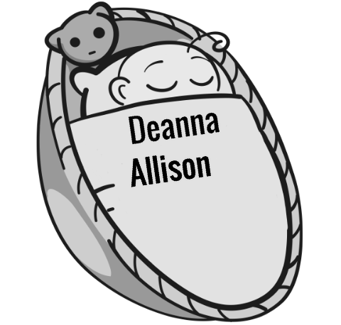 Deanna Allison sleeping baby