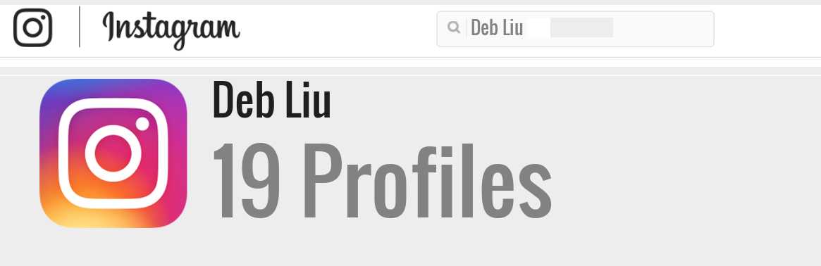 Deb Liu instagram account