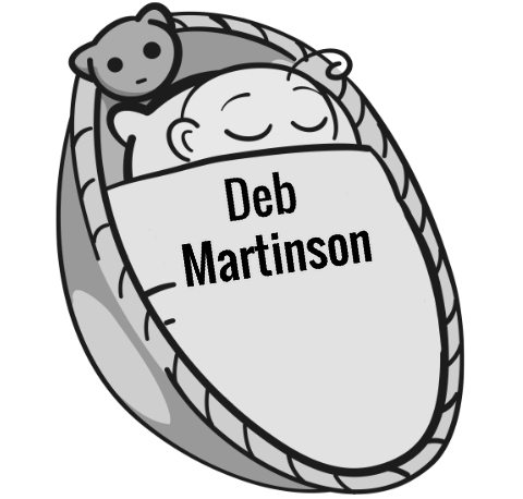 Deb Martinson sleeping baby