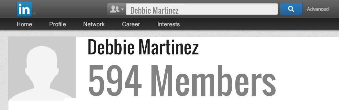 Debbie Martinez linkedin profile