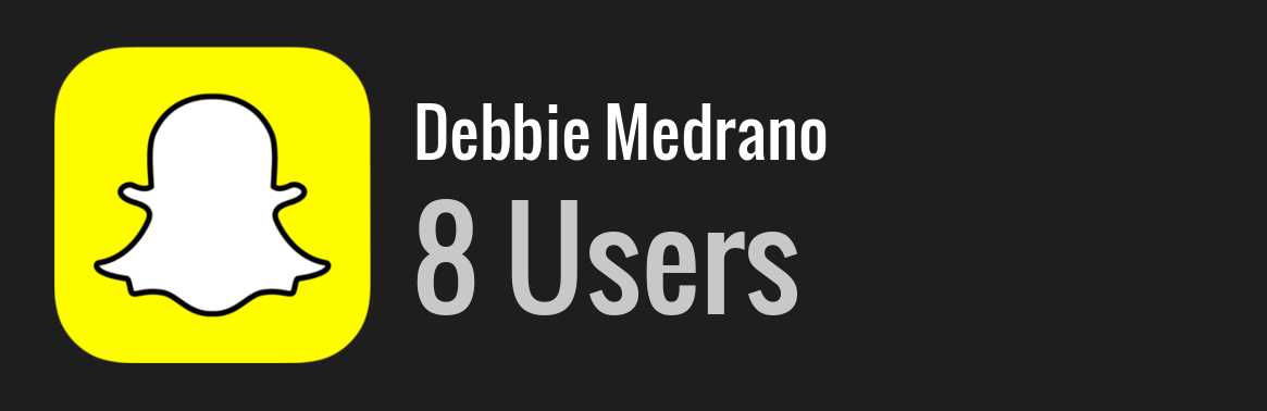 Debbie Medrano snapchat