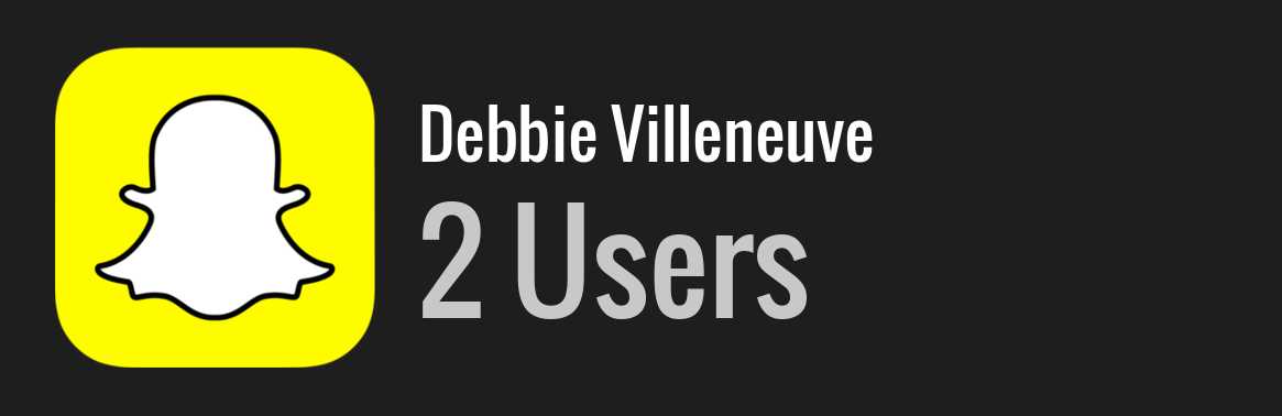 Debbie Villeneuve snapchat