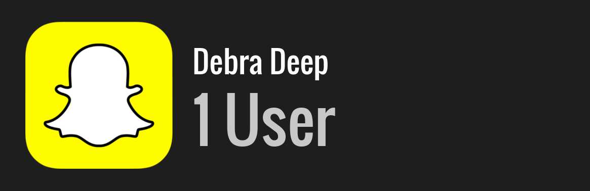 Debra Deep snapchat