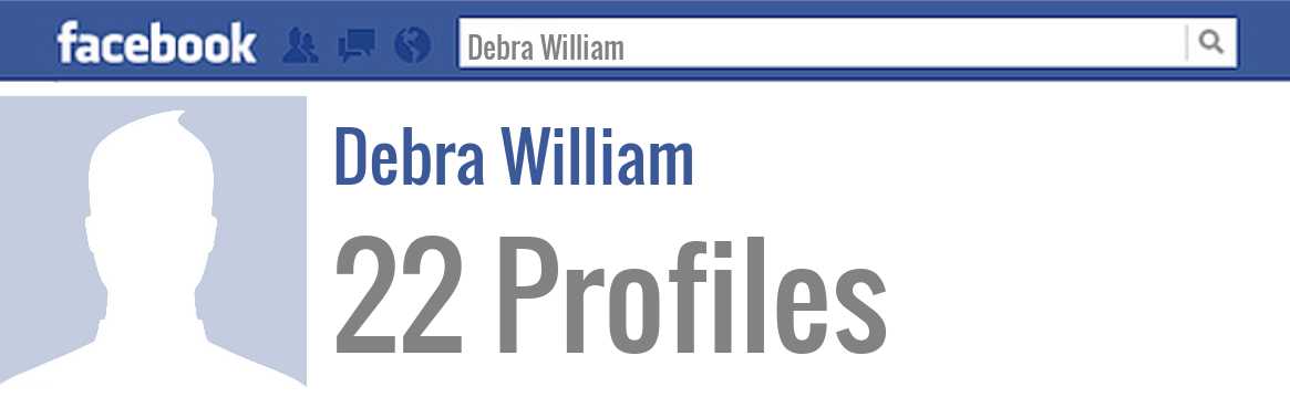 Debra William facebook profiles