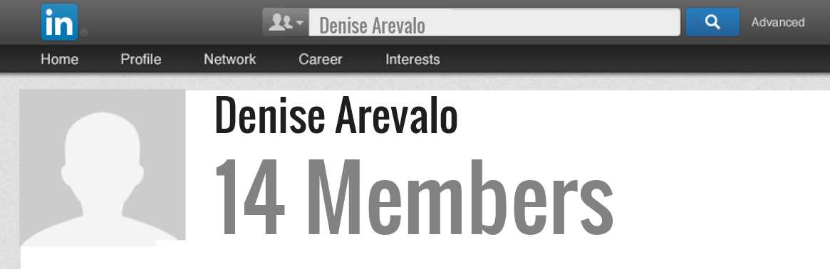 Denise Arevalo linkedin profile
