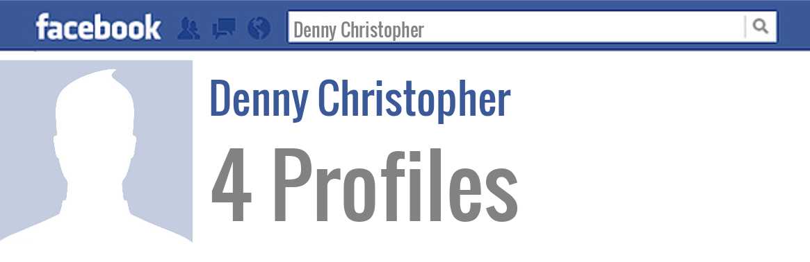 Denny Christopher facebook profiles